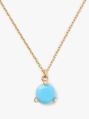 $59 Kate Spade Rise and Shine Mini Pendant color: Turquoise blue